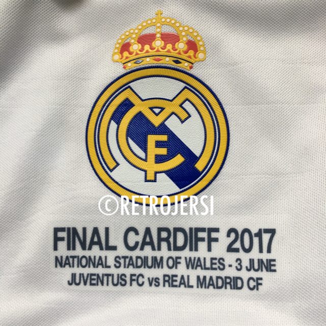 Match Detail Transfer - Real Madrid Champions League Final Cardiff 2016-2017 Adidas Home Shirt Ronaldo 7